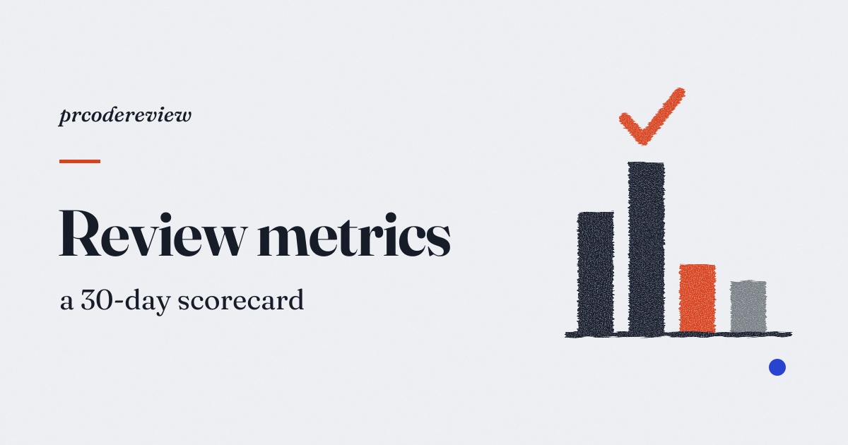 Review metrics — a 30-day scorecard
